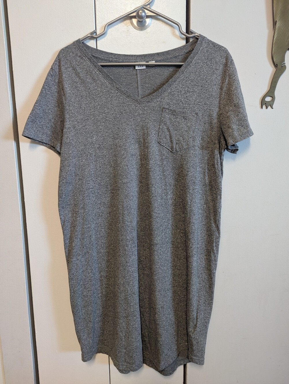 Women's V-Neck Tee-shirt Dress